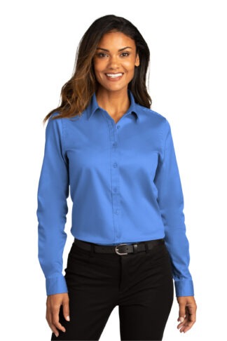 Port Authority Ladies Long Sleeve SuperPro React™ Twill Shirt
