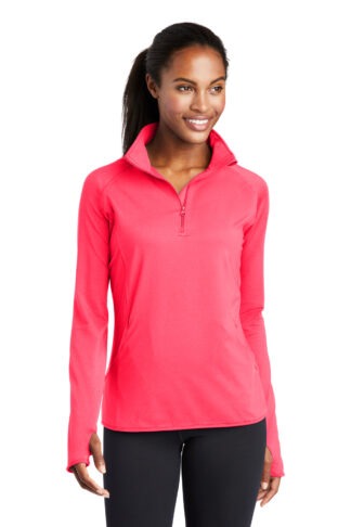 Sport-Tek Women's Sport-Wick Stretch 1/4-Zip Pullover