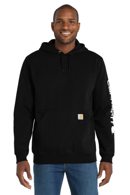 Carhartt® Midweight Hooded Logo Sweatshirt - Image 3