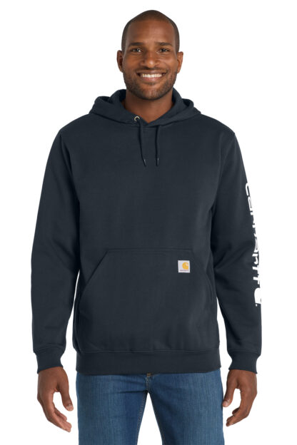 Carhartt® Midweight Hooded Logo Sweatshirt - Image 4