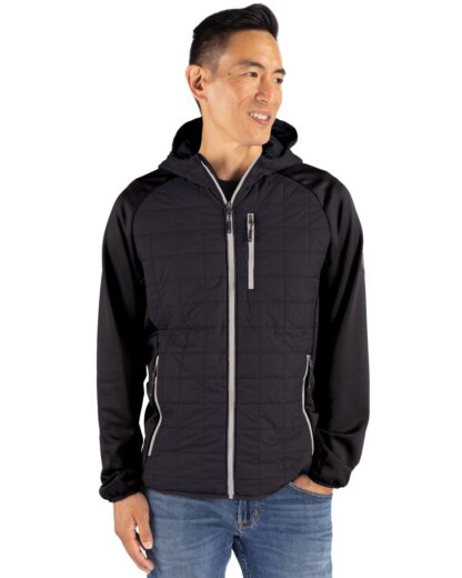 Cutter & Buck Rainier Primaloft Mens Eco Full Zip Hybrid Jacket